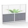 Luxor Modular Room Divider Wall System, Starter Wall, 70" x 48"; 2/Pk