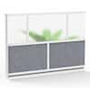 Luxor Modular Room Divider Wall System, Add-On Wall, 70" x 48"; 2/Pk