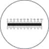 Meiji Techno Microscope Eyepiece Reticle, 10 mm/0.1 mm Scale, 25 mm Diameter