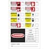 National Marker CI1P Hazardous Material Identification Label, 3"W X 5"H