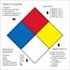 National Marker HMS12L Right-To-Know Hazard NFPA Label, 2" x 2"; 250/Roll