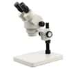National Optical Professional Stereozoom Microscope, Binocular, Plain Base; 110-240 VAC