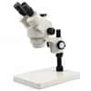 National Optical Professional Stereozoom Microscope, Trinocular, Plain Base; 110-240 VAC