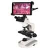 National Optical Digital Compound Microscope with 10" Tablet, Trinocular, 4X/10X/40X/100X, Plan Lens; 110-240 VAC