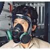 North by Honeywell 54001 Full-Face Respirator, Thermoplastic elastomer