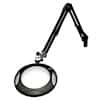 O C White 42400-4 LED Illuminated Magnifier, Black, 6" circular lens, 100-240 VAC