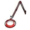 O C White 62400-4 LED Illuminated Magnifier, Red, 7.5" circular lens, 100-240 VAC