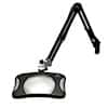 O C White 82400-4 LED Illuminated Magnifier, Black, 7.5" x 5.25" rectangular lens, 100-240 VAC