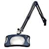O C White 82400-4 LED Illuminated Magnifier, Blue, 7.5" x 5.25" rectangular lens, 100-240 VAC