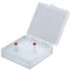 Ohaus Genie SI-1135 Magnetic Microtube Box with Cover, Holds 100 Tubes