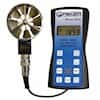 Pacer DA430 Precision Vane Thermoanemometer with 2.75" Vane, Temperature/Humidity Probe, and USB Output; IP65