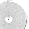 Partlow 10" Circular Chart Recorder Paper, 0 to 3000, 7 Days, 100/Box