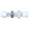 PharmaFluor Compression Fitting, Straight Union, PFA, 1/2" OD