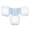 PharmaFluor Compression Fitting, Tee Union, PFA, 1/8" OD