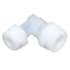 PharmaFluor Compression Fitting, Elbow Reducer, PFA, 1/2" OD x 3/8" OD