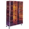 Plas-Labs 860/6 CG Six-chamber desiccator with cart; color, clear
