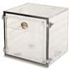 Plas-Labs 860-CG Acrylic Desiccator with Gas Port, Clear; 12"W x 12"H x 12"D