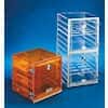 Plas-Labs 863-CGA.SHF/NS Accessory Shelf for Stackable Acrylic Dessicator Cabinets with Gas Ports, Amber, 24" x 18"; 1/EA