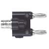 Pomona Electronics 1270 RF Adapter, BNC Male to Double Stacking Banana Plug