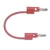 Pomona Electronics B-12 Multi-Stacking Banana Plug Patch Cord, 12" (red)