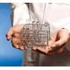 Poxygrid F18788-1600 Wire Test Tube Half Rack 24 15-16mm