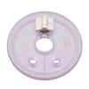 QLA Hinged Cover for Easy Basket Access, Clear, with Large Center Hole; for Distek Baths
