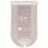 QLA Standard Vessel for V-Series, TruCenter, No Collar, 1000 mL, Amber Glass; Serialized