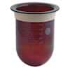 QLA Standard Vessel with Centering Ring for Zymark/MultiDose®, 1000 mL, Amber Glass; Serialized