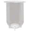 QLA Footed Vessel for Distek, 1000 mL; Amber Plastic