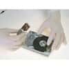 QRP VHC12 MEDIUM Vinyl Cleanroom Gloves, medium, 100/bag