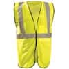 RADNOR® Reflective Mesh Safety Vest with Pocket and 2" Silver Reflective Tape, Hi-Viz Yellow, Class 2; 2X/3X-Large