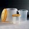 Rubbermaid 5727-24 Storage Container with Handles, Clear PP, 18 quart
