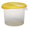Rubbermaid 5724-24 Storage Container with Handles, Clear PP, 8 quart