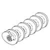Accessory Worm feed, for wet or oily material