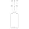Saint Gobain BP0002LC Sterile Media Bag, 2 L, 6" Lead on Ports 1 & 2, 20" on Port 3; 20/Pk