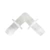 Saint Gobain Pure-Fit® SIB® Hose Barb Fitting, Elbow Union, Polypropylene, 3/8"; 25/Pk