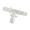 Saint Gobain Pure-Fit® SIB® Hose Barb Fitting, Tee Union, Polypropylene, 1/2"; 25/Pk