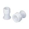 Sani-Tech® Sanitary to Threaded Adapter, Straight Adapter, PVDF, 1-1/2" Tri-Clamp x 1-1/2" NPT(M); 1/Each