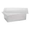 Scienceware 16191 Polypropylene Tray with Cover, 11"L x 6"W x 5"H