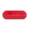 Scienceware F371210019 Spinbar Stirring Bar, PTFE, Flea Micro, Red, 6.35x3mm