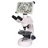 Swift Optical M17T-BTI1-P Infinity-Corrected Compound Microscope, Trinocular, Plan Optics, WiFi Camera, 8" Tablet