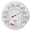 Taylor 497J Metal Dial Thermometer, 12", -60 to 120F, 30% to 80% RH
