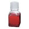 Thermo Scientific Nalgene 2015-0125 Polycarbonate Graduated Square Bottle, 125 mL, 6/pk