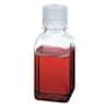 Thermo Scientific Nalgene 2015-0250 Polycarbonate Graduated Square Bottle, 250 mL, 6/pk