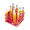 Thermo Scientific Nalgene 5972-0513 Unwire half rack for 13-mm tubes, red
