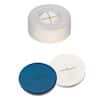 Thermo Scientific SureSTART™ Certified Snap Cap, 11 mm, Level 3, Polyethylene, White Silicone/Blue PTFE Pre-slit Septum; 100/Pk