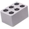 Thermo Scientific 88871103 Block 1.5 ml Tube, 6 Openings, for Use with Compact Dry Blocks