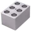 Thermo Scientific 88871104 Block 2.0 ml Tube, 6 Openings, for Use with Compact Dry Blocks