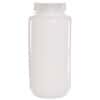 Thermo Scientific Nalgene 2189-0032 Economy HDPE Wide-Mouth Bottle, 1000 mL, 6/pk