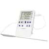 Traceable Extreme-Accuracy Digital Thermometer, 0/25/37°C; 1 Stainless Steel Probe